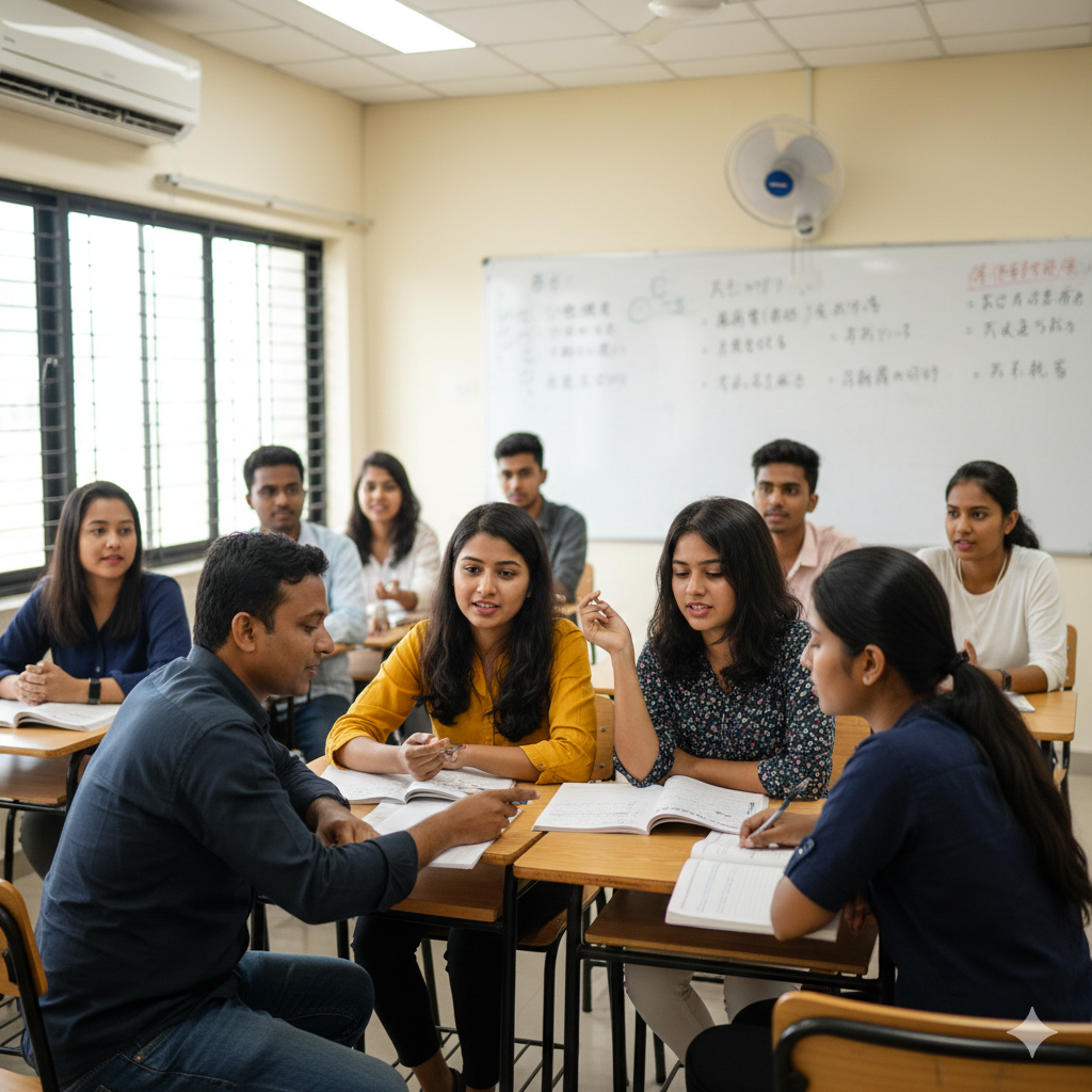 Small Japanese Language Class Sizes in Dhaka